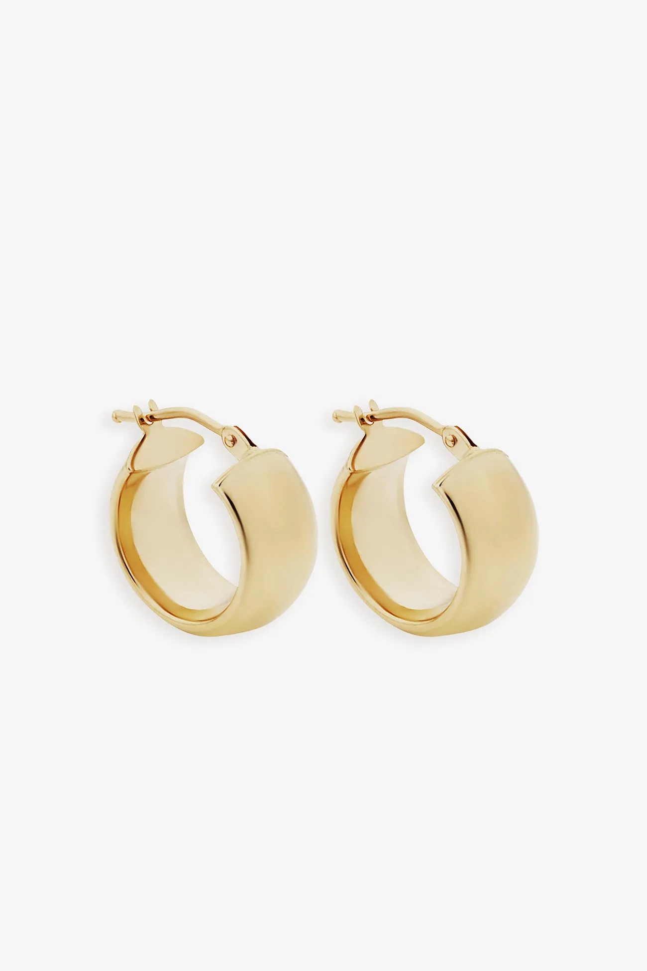 14k Gold Frankie Hoops