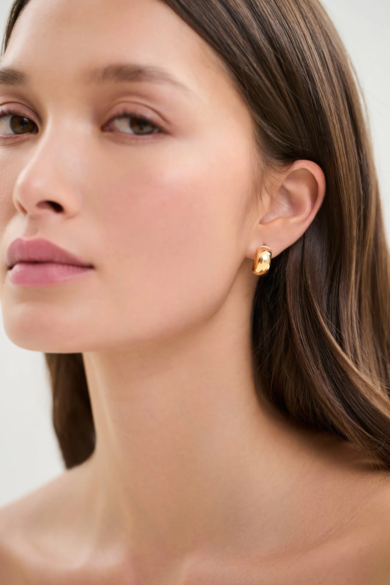14k Gold Frankie Hoops