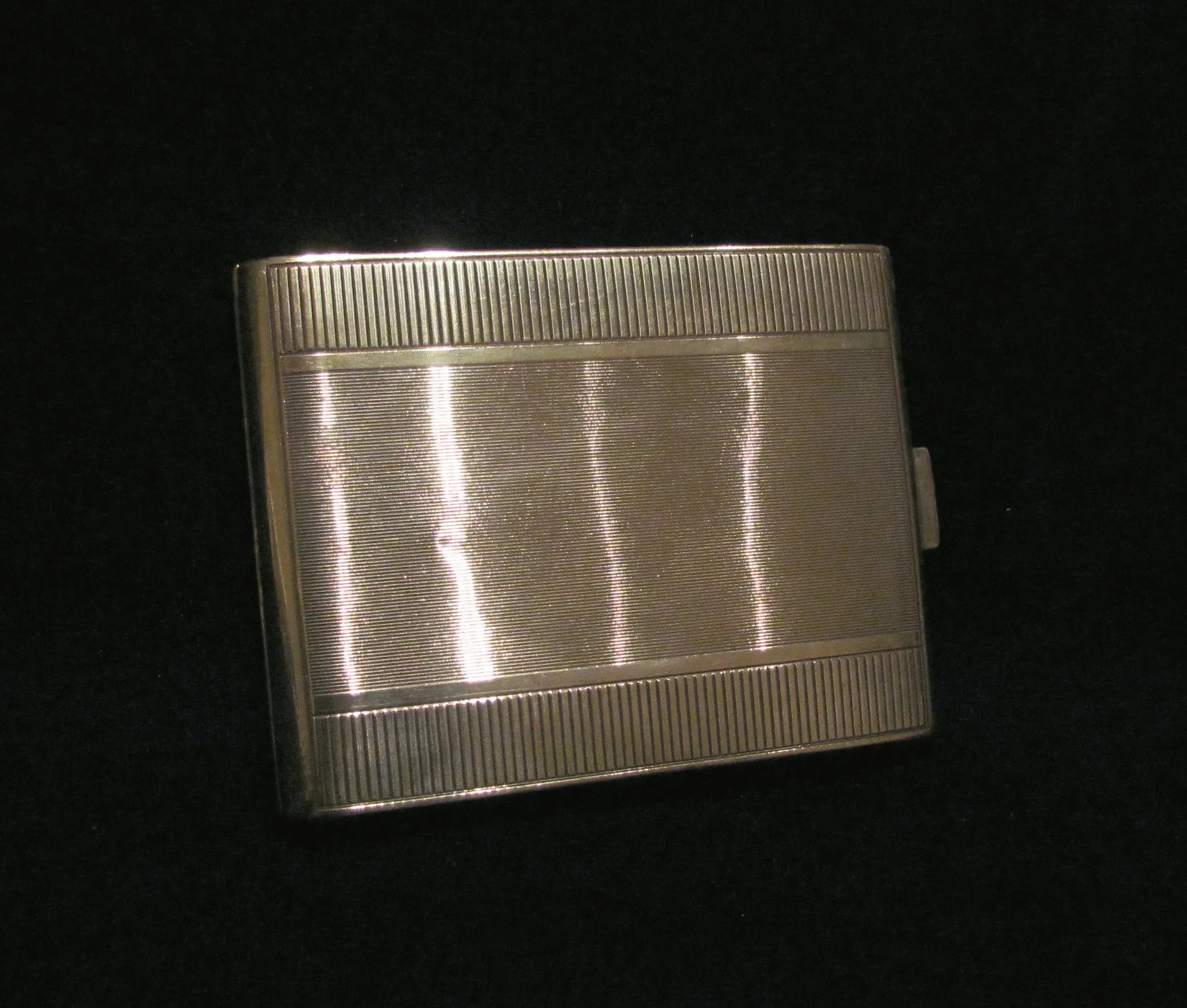 1910s Sterling Silver Cigarette Case German Card Case Business Credit Card Holder 925 Silver