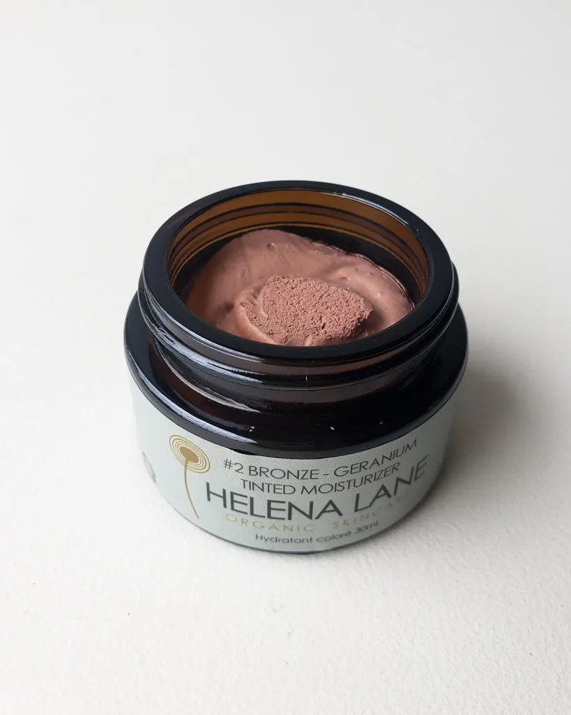 #2 Bronze - Geranium Tinted Moisturizer, 30ml — Helena Lane