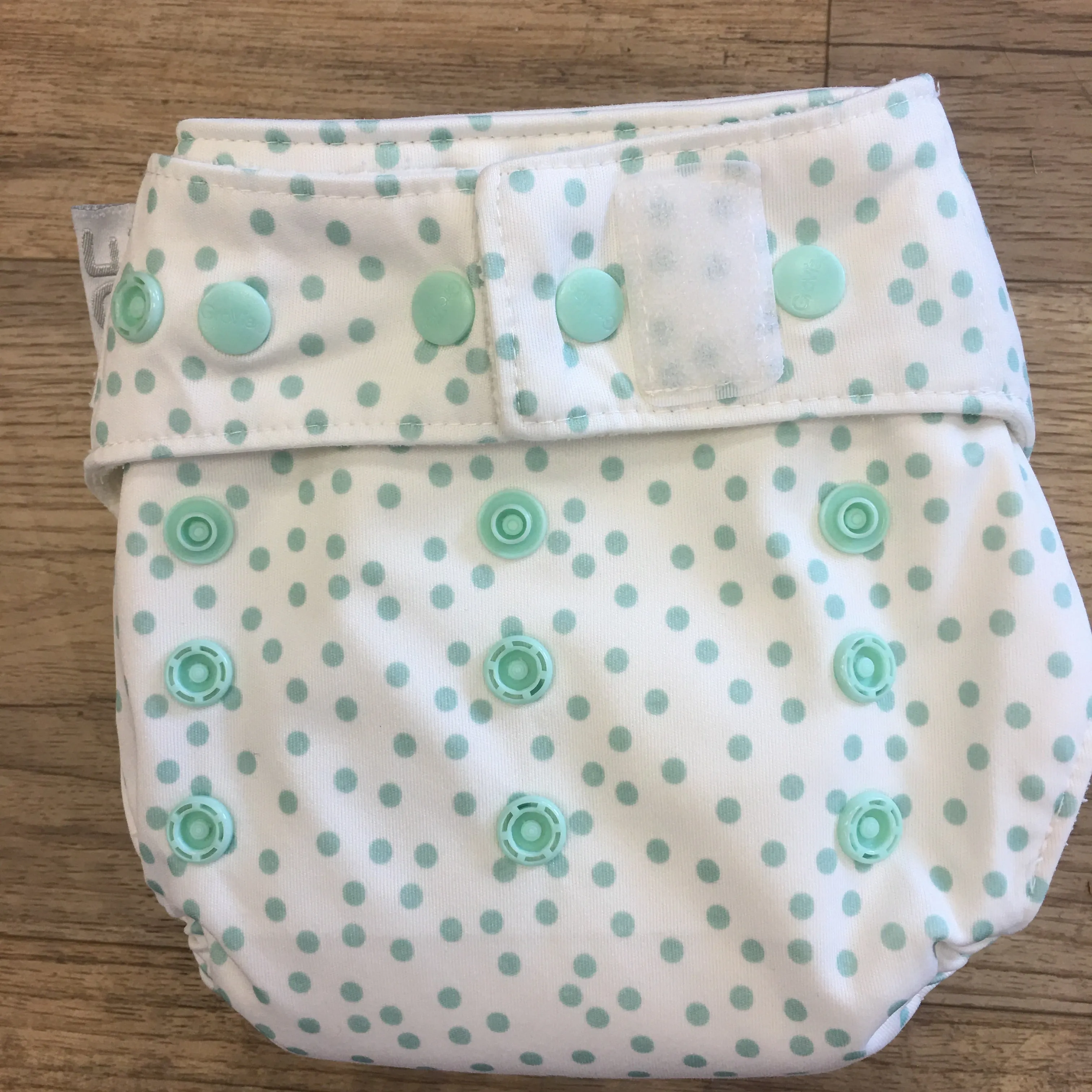 AL GroVia O.N.E. All-in-One - Mint Dot (EUC)