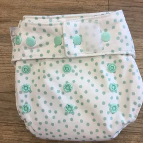 AL GroVia O.N.E. All-in-One - Mint Dot (EUC)