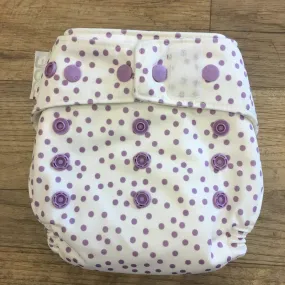 AL GroVia O.N.E. All-in-One - Violet Dot (EUC)