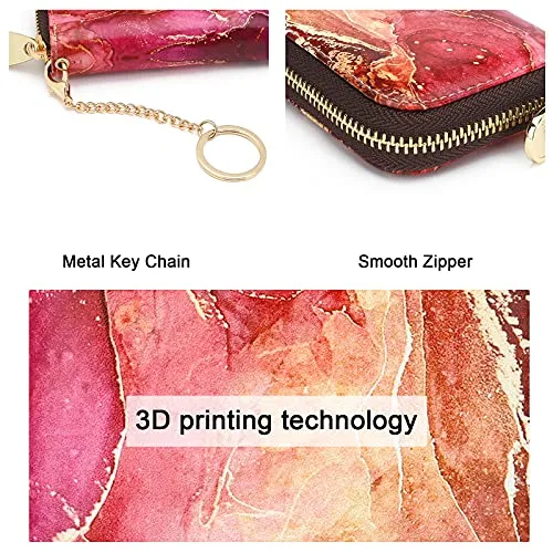 APHISON RFID Credit Card Holder Wallets for Women Leather Cartoon Patterns Zipper Card Case for Ladies Girls / Gift Box 3-075