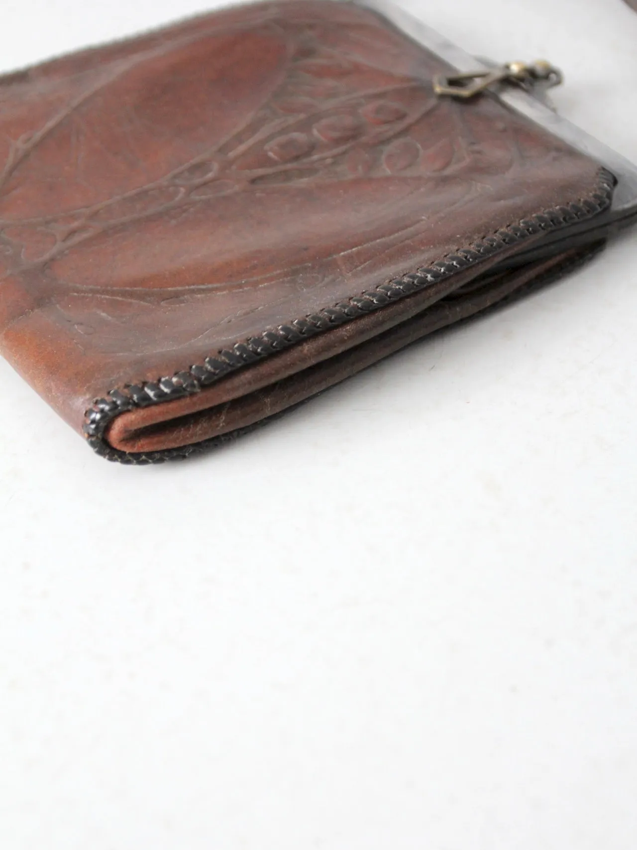 Arts & Crafts leather handbag