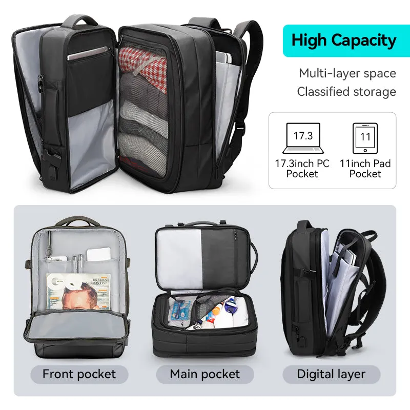 AVIATOR EXPANDABLE: Large Capacity 17.3 inch Laptop Backpack