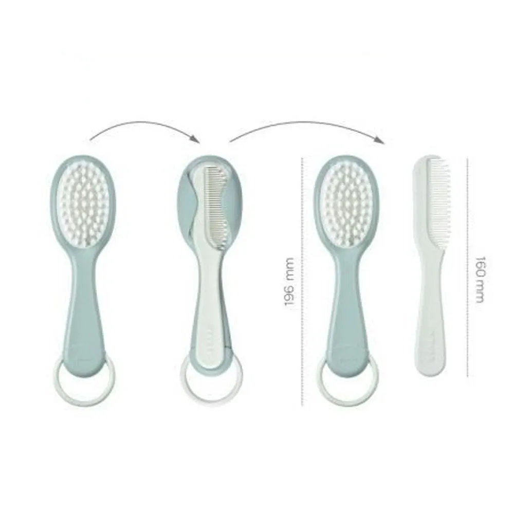Baby Brush & Comb - Green