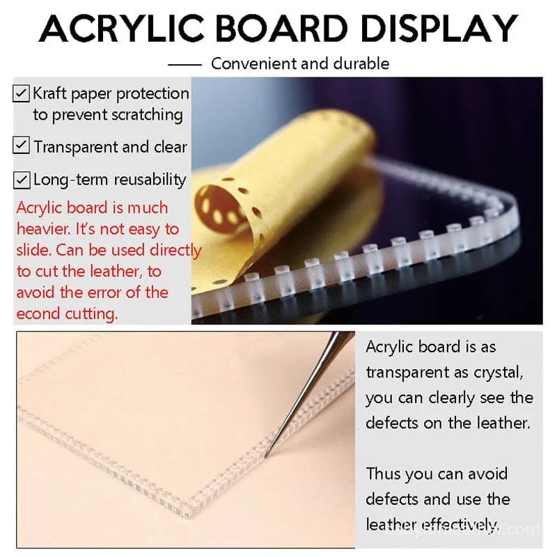 BABYLON™ Elegant Leather Clutch Pattern AAB-527