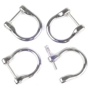 Bag Handle Loops 1.8cm Silver