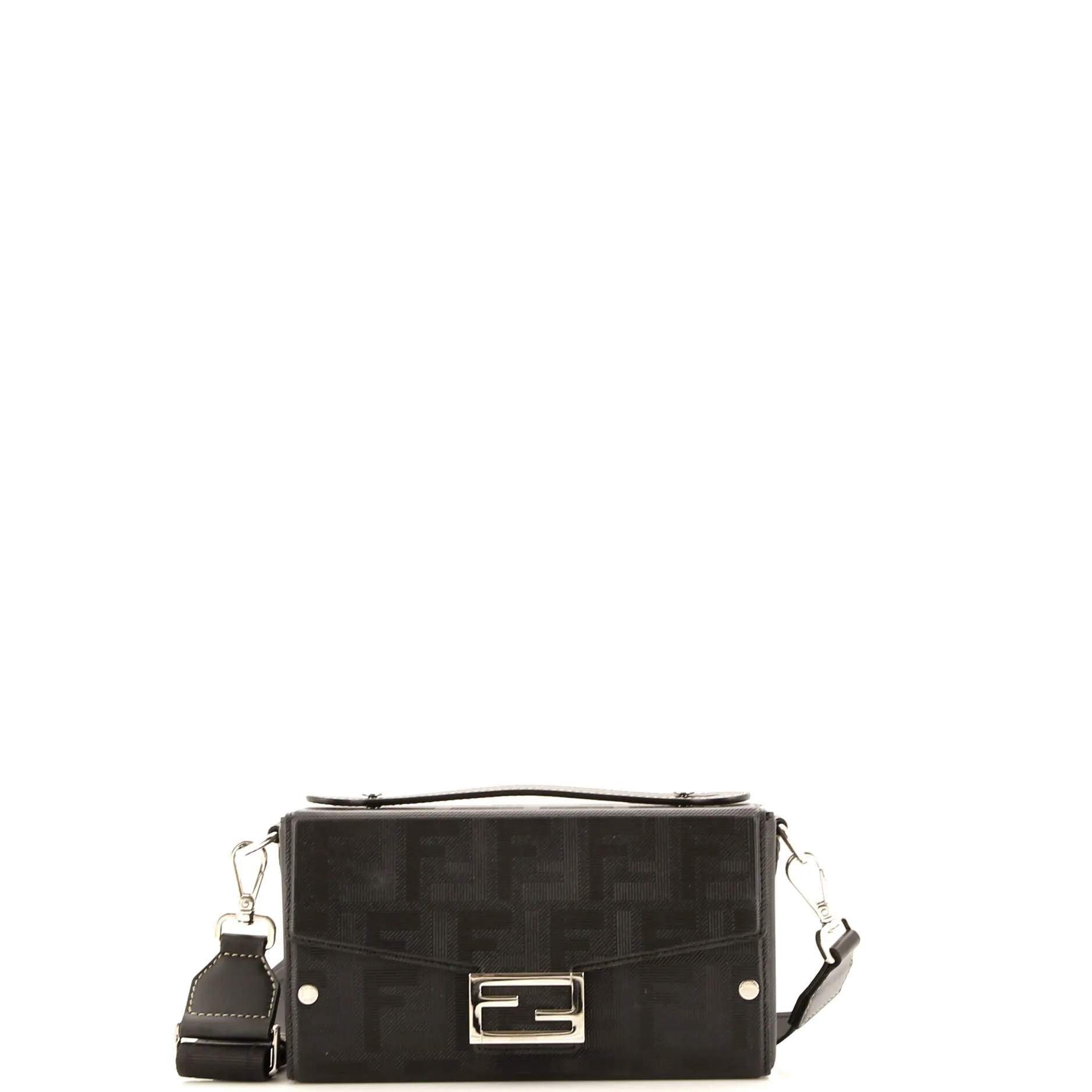 Baguette Soft Trunk Bag Zucca Leather