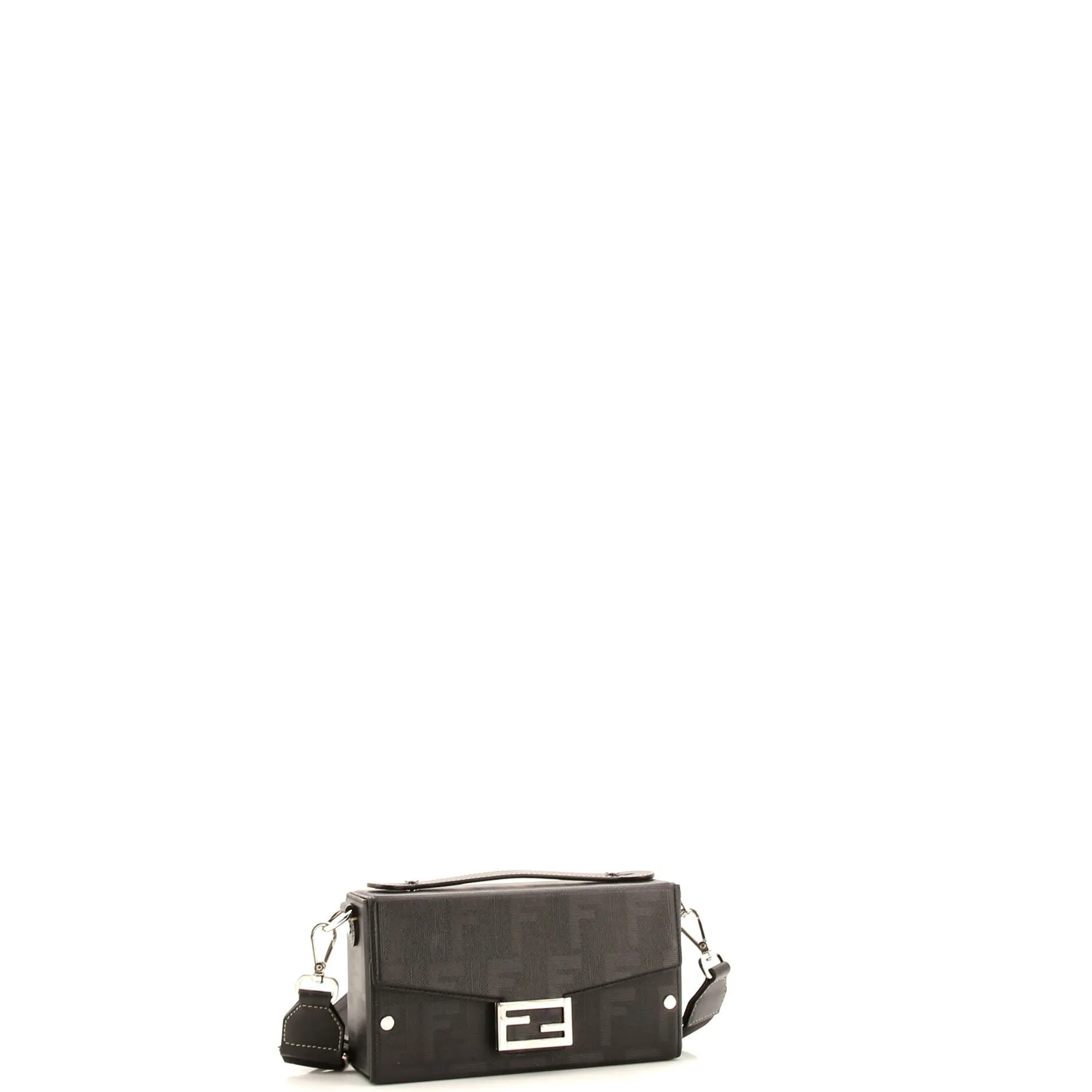 Baguette Soft Trunk Bag Zucca Leather