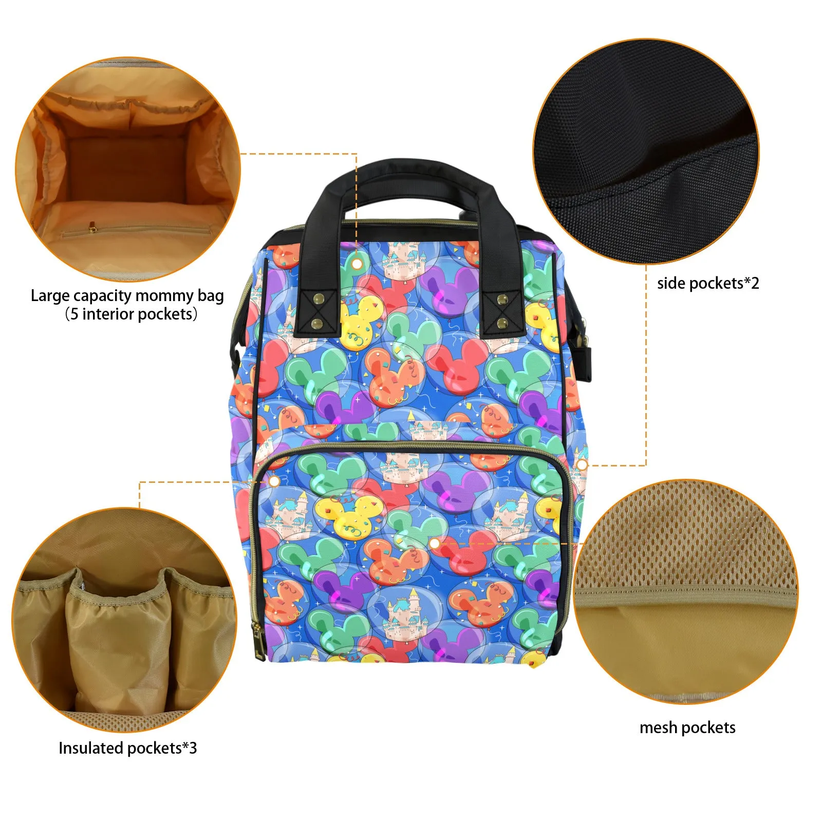 Balloon Collector Multi-Function Diaper Bag