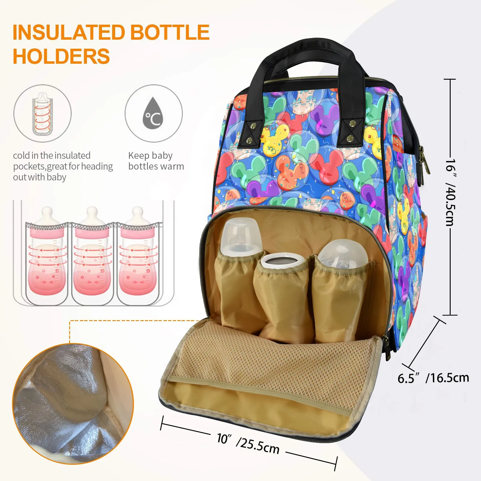 Balloon Collector Multi-Function Diaper Bag