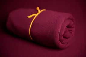 Bean Bag Fabric - Textured - Burgundy