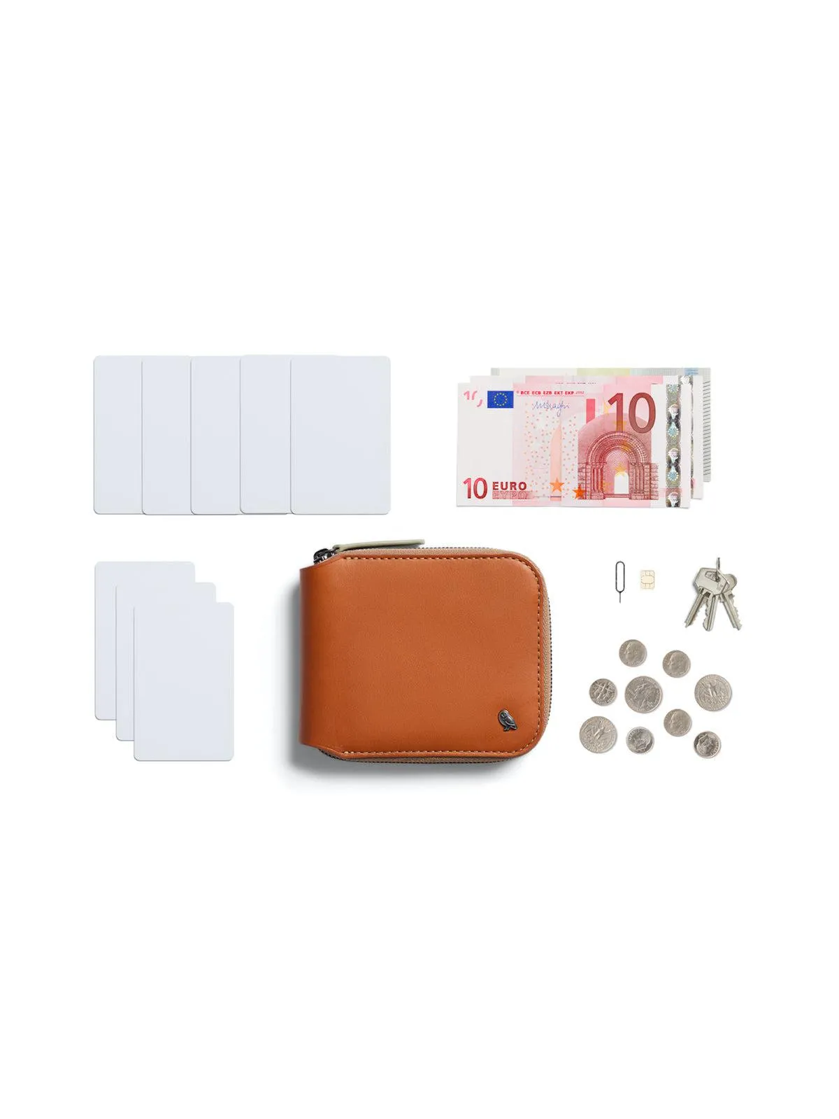 Bellroy Zip Wallet Terracotta RFID