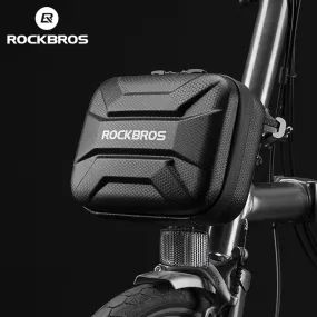 Bicycle Bag Waterproof Hard Shell Bike Bag Front Electric Scooter Panniers Reflective Storage Case