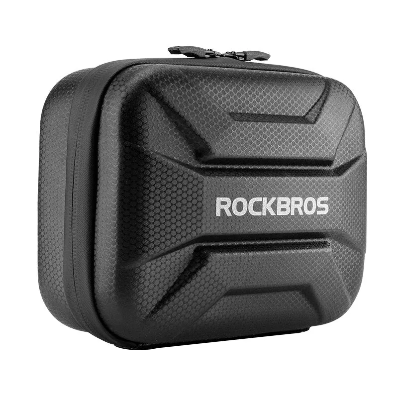 Bicycle Bag Waterproof Hard Shell Bike Bag Front Electric Scooter Panniers Reflective Storage Case