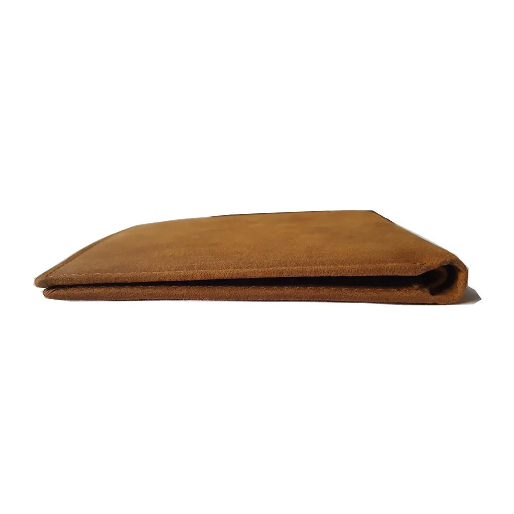 Bifold Business Leather Wallet Treet Brown WTM205