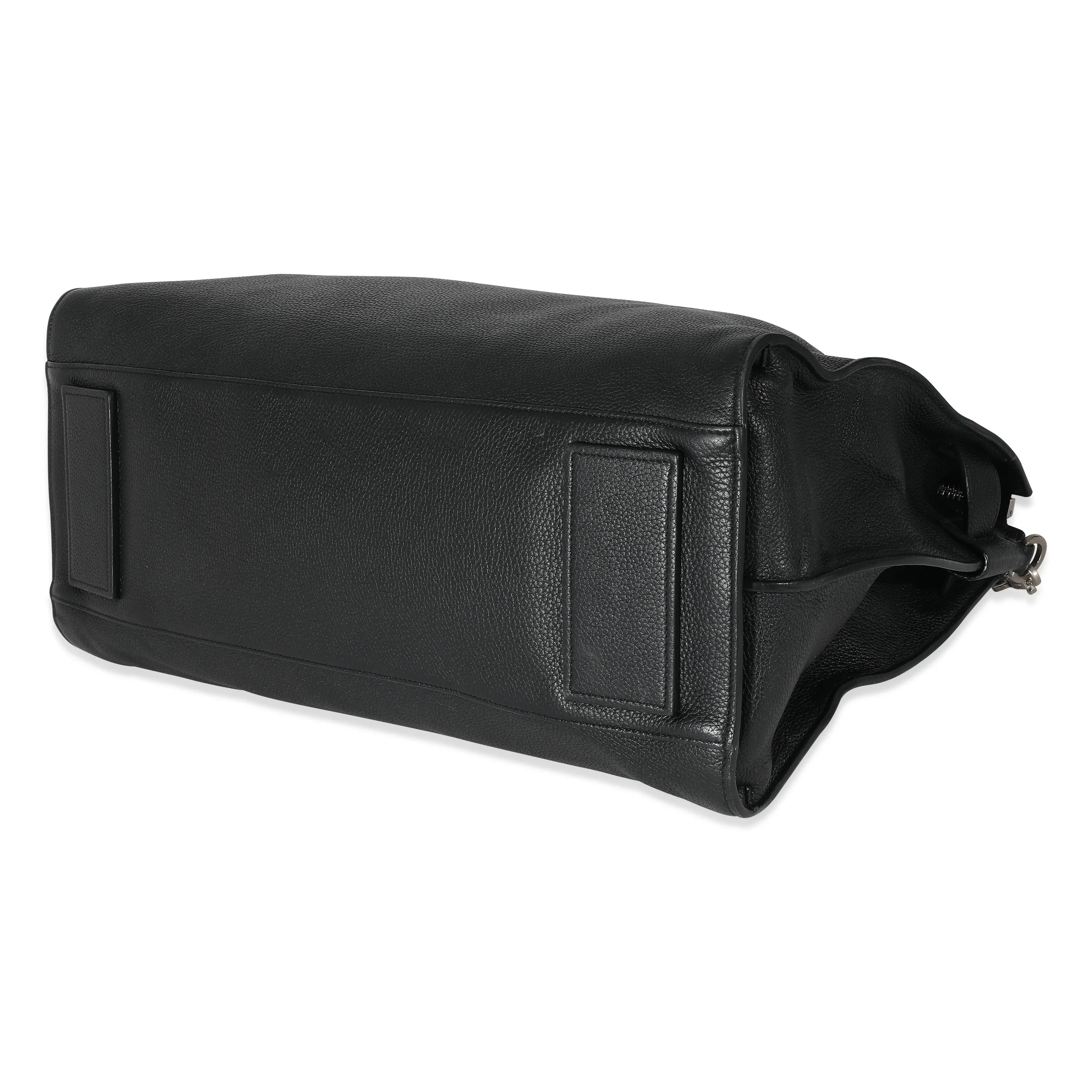 Black Grained Calfskin Medium Sac De Jour 48H Duffle