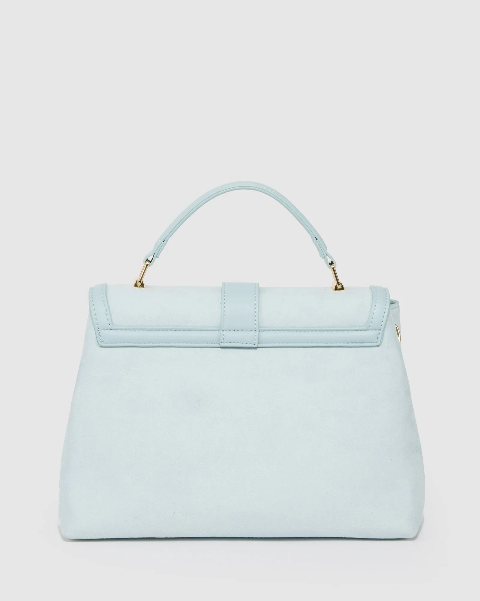 Blue Asma Ring Top Handle Bag