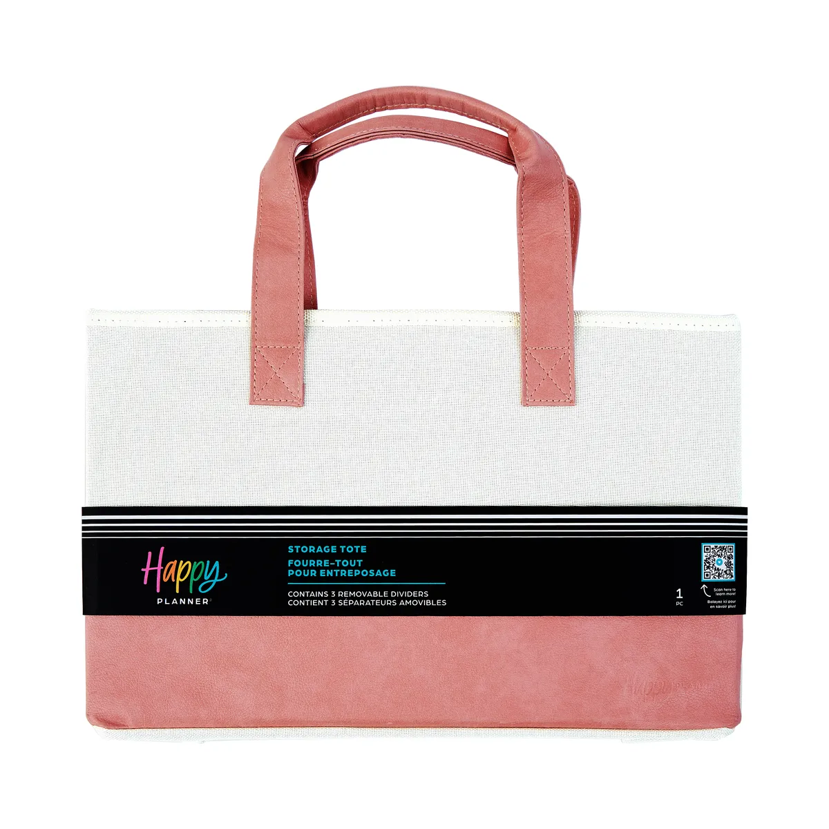 Blush   Cream - Accessory   Planner Storage Tote