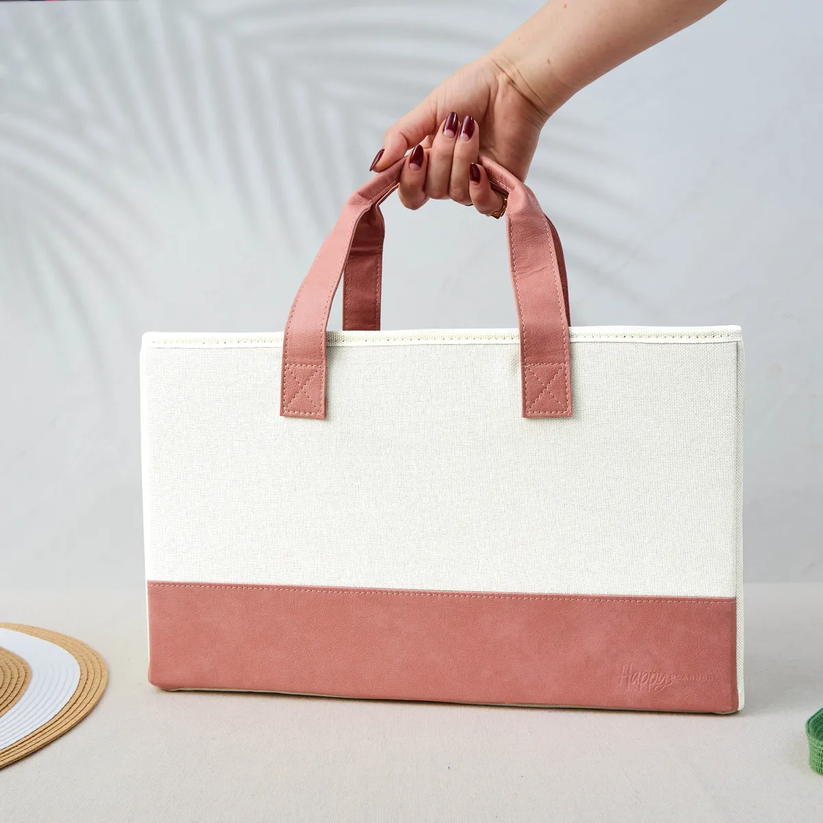 Blush   Cream - Accessory   Planner Storage Tote