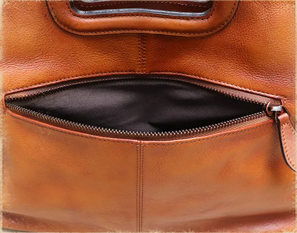 Boho Black Leather Fringe Handbags Leather Shoulder Bag For Women