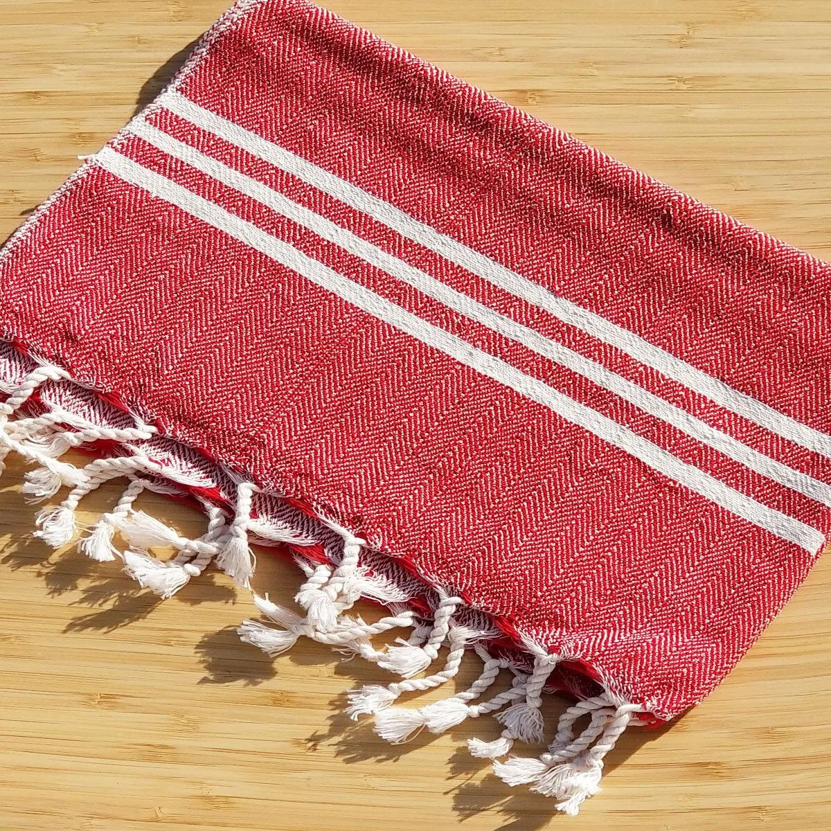 Buckeye Red Turkish Hand Towel