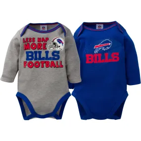 Buffalo Bills Infant Boy 2 Pack Short Sleeve Bodysuits