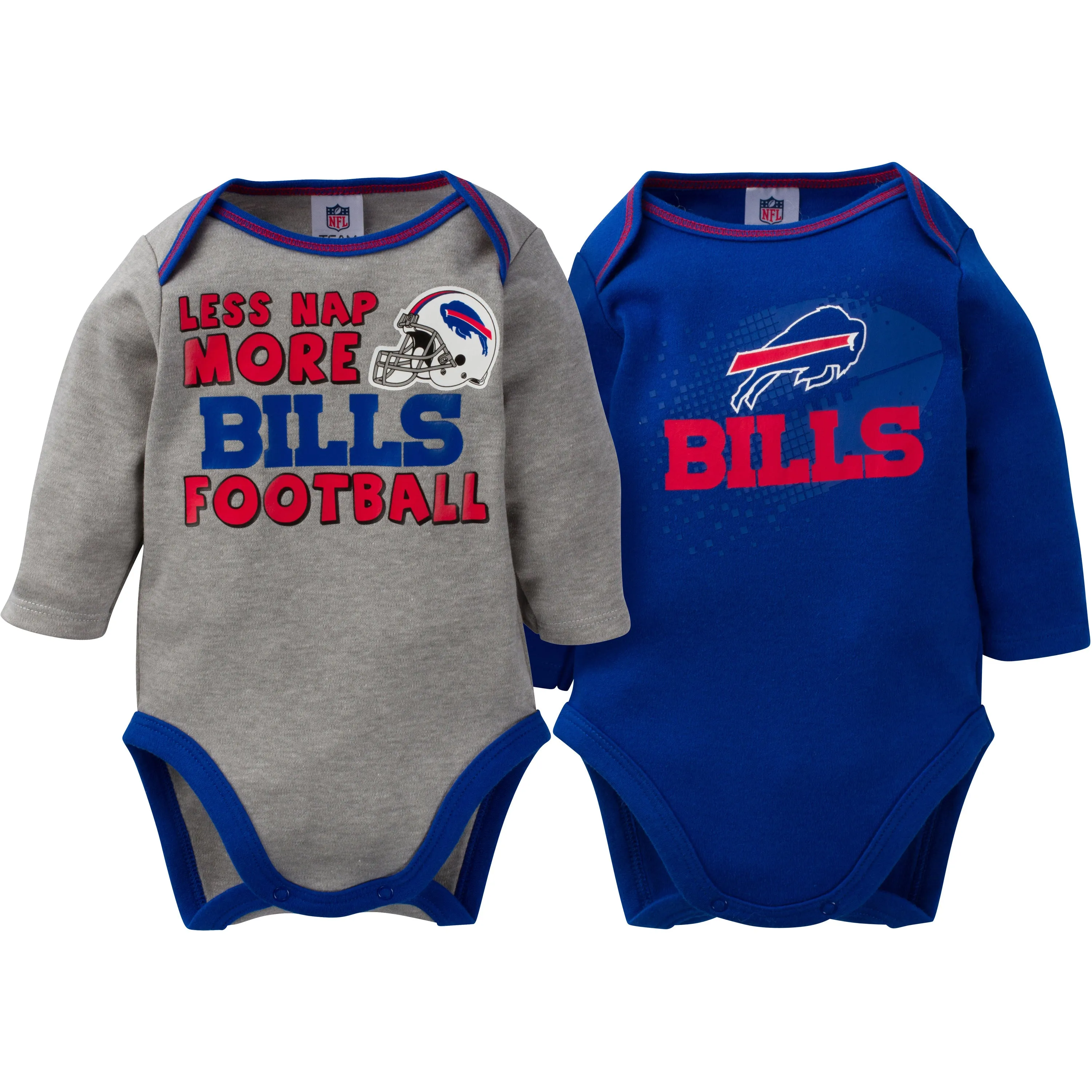 Buffalo Bills Infant Boy 2 Pack Short Sleeve Bodysuits