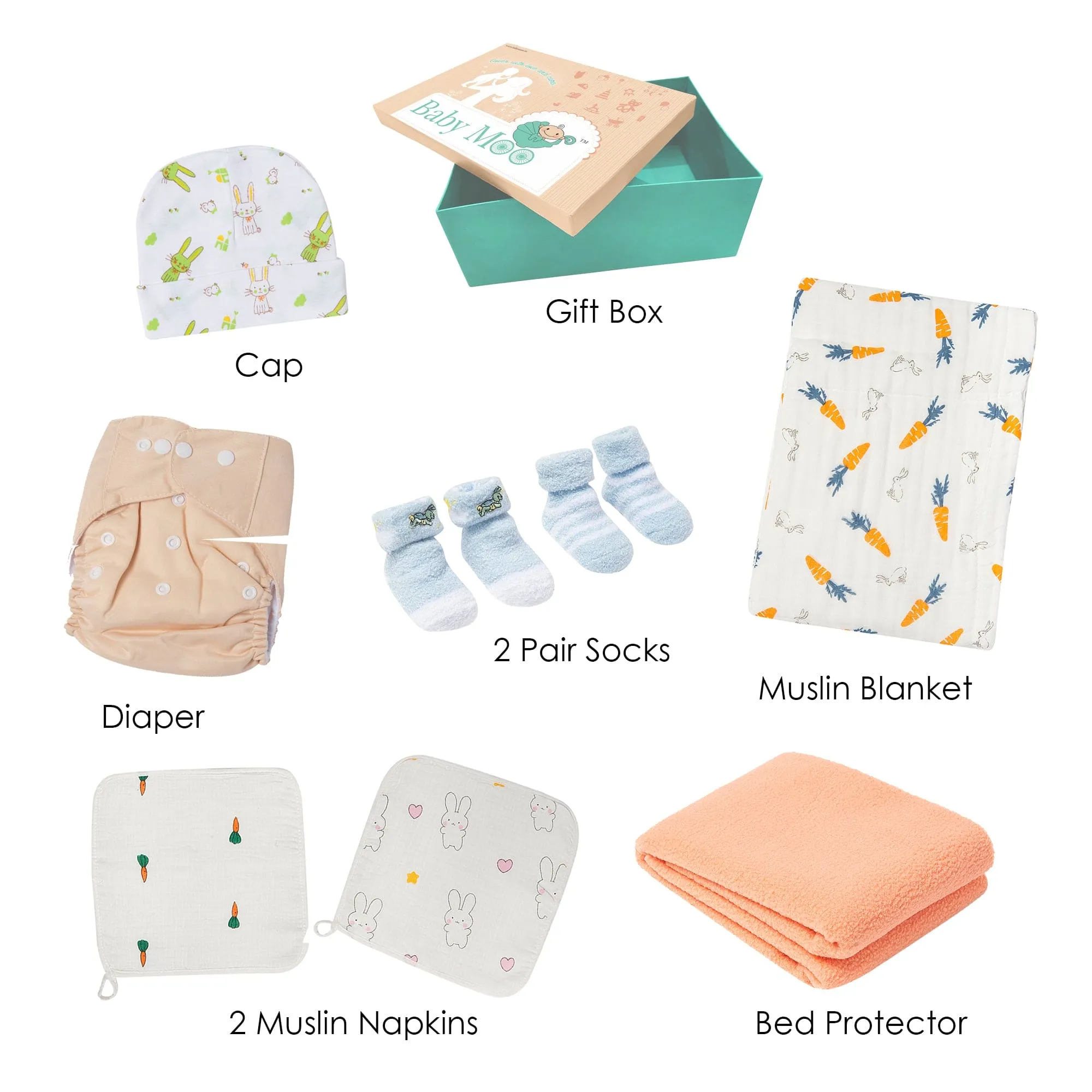 Bunny Multicolour Unisex Gift Hamper