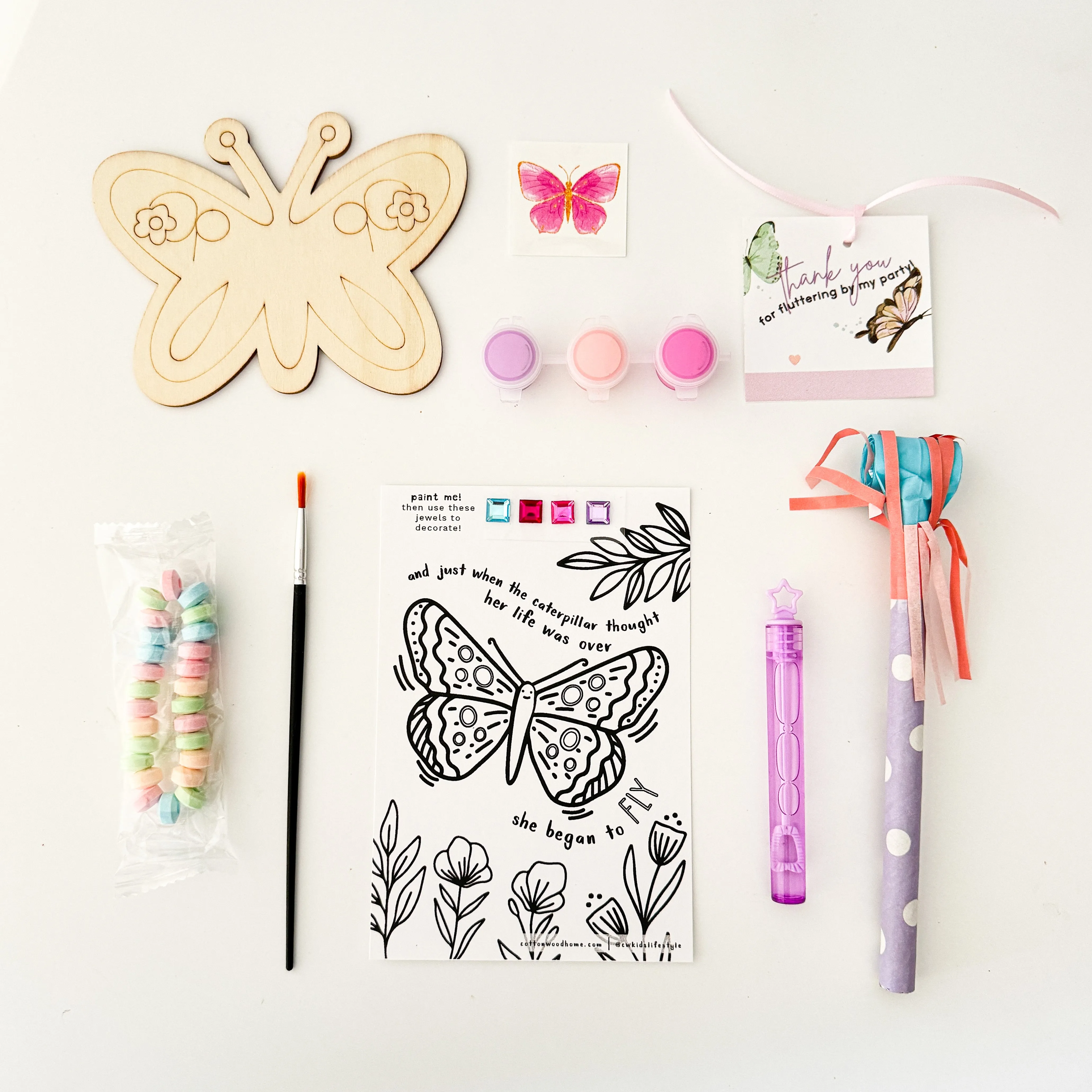 Butterfly Party Favor Bag
