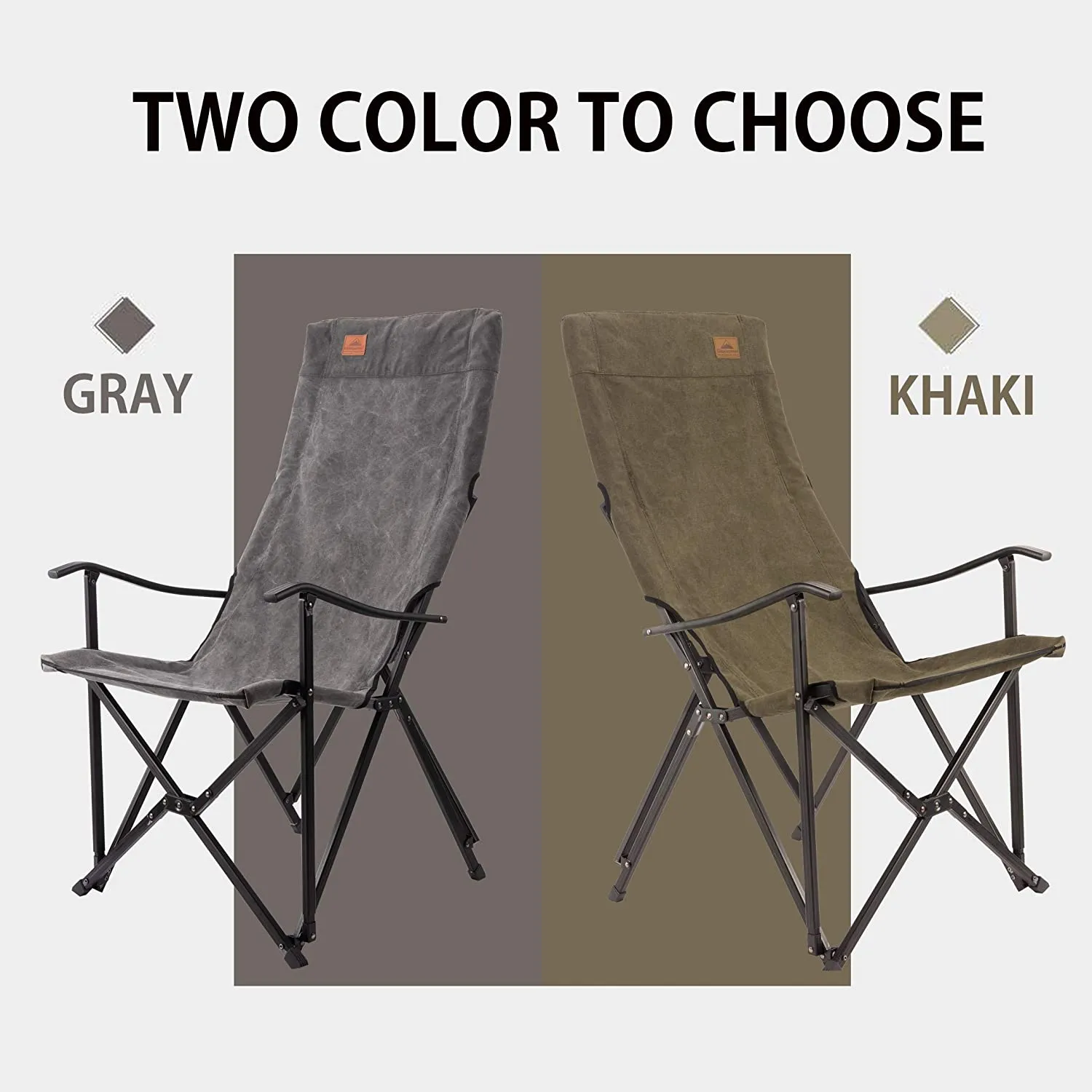 Campingmoon Foldable High Back Camping Chair