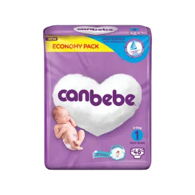 CANBEBE DIAPERS NEW BORN 1 - 48 DIAPERS