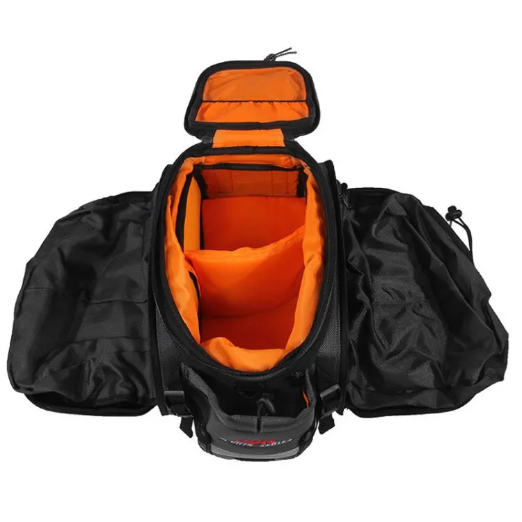 CBR Bike Hard Shell Shelf Bag Travel Bag Bicycle Hard Shell Shoulder Bag(Blue)