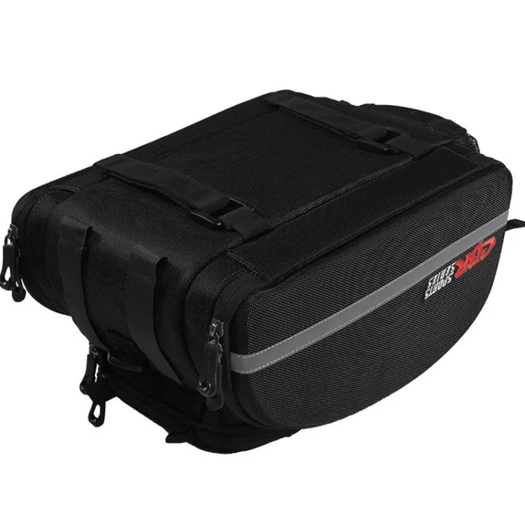 CBR Bike Hard Shell Shelf Bag Travel Bag Bicycle Hard Shell Shoulder Bag(Blue)