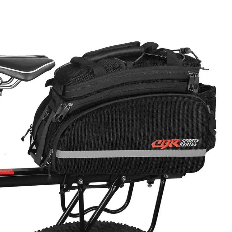 CBR Bike Hard Shell Shelf Bag Travel Bag Bicycle Hard Shell Shoulder Bag(Blue)