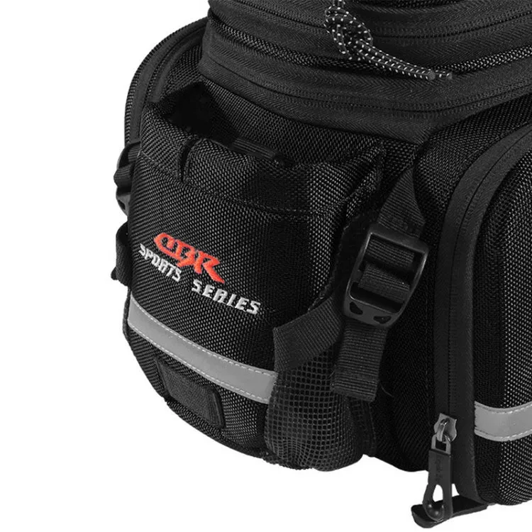 CBR Bike Hard Shell Shelf Bag Travel Bag Bicycle Hard Shell Shoulder Bag(Blue)