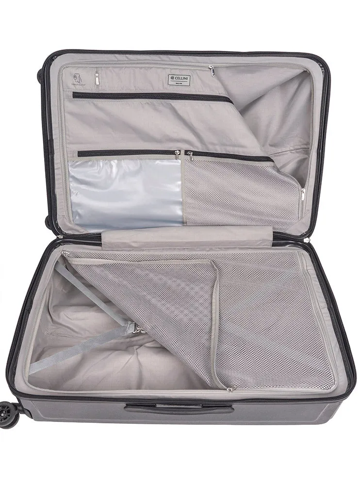 Cellini Compolite Large 4 Wheel Trolley Case | Black