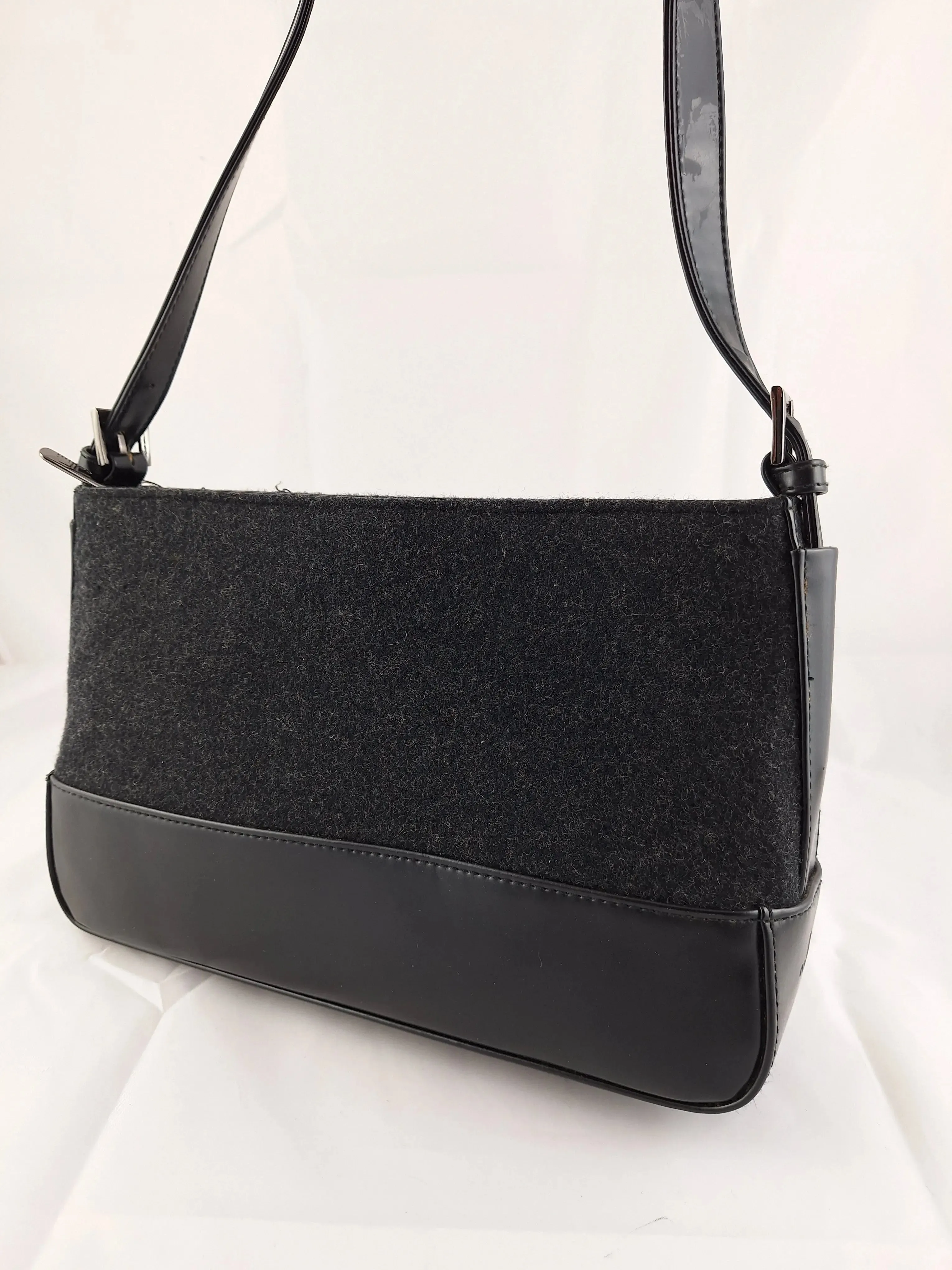 Cellini Small Textured Boxy Shoulder Bag