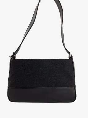 Cellini Small Textured Boxy Shoulder Bag