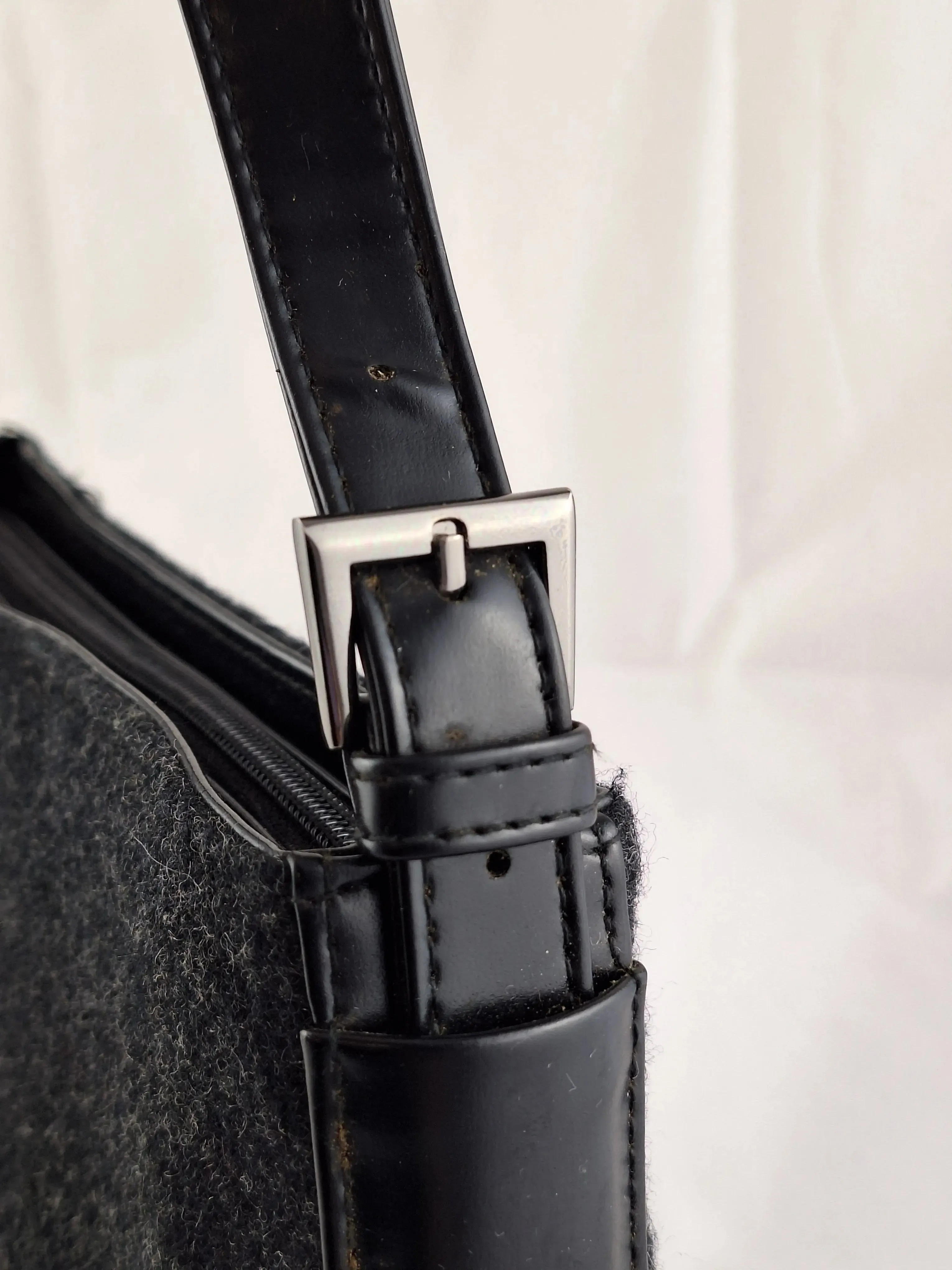 Cellini Small Textured Boxy Shoulder Bag