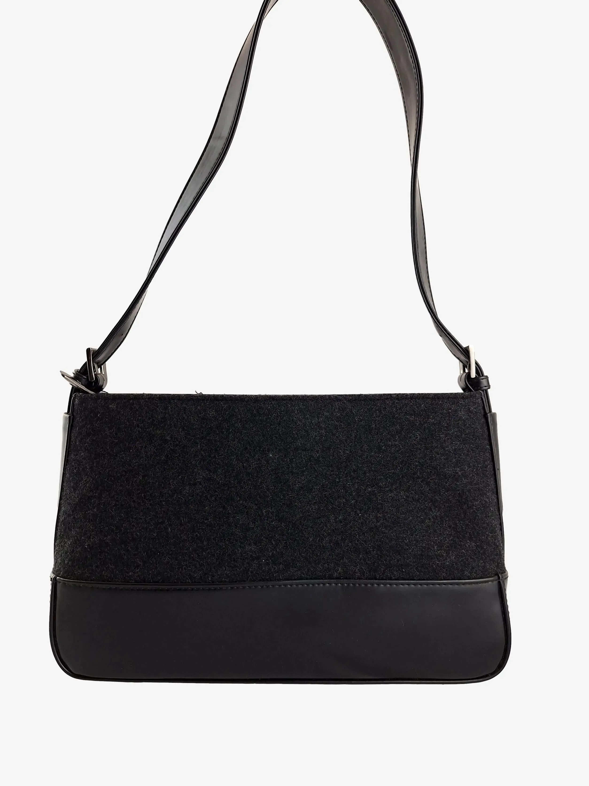 Cellini Small Textured Boxy Shoulder Bag
