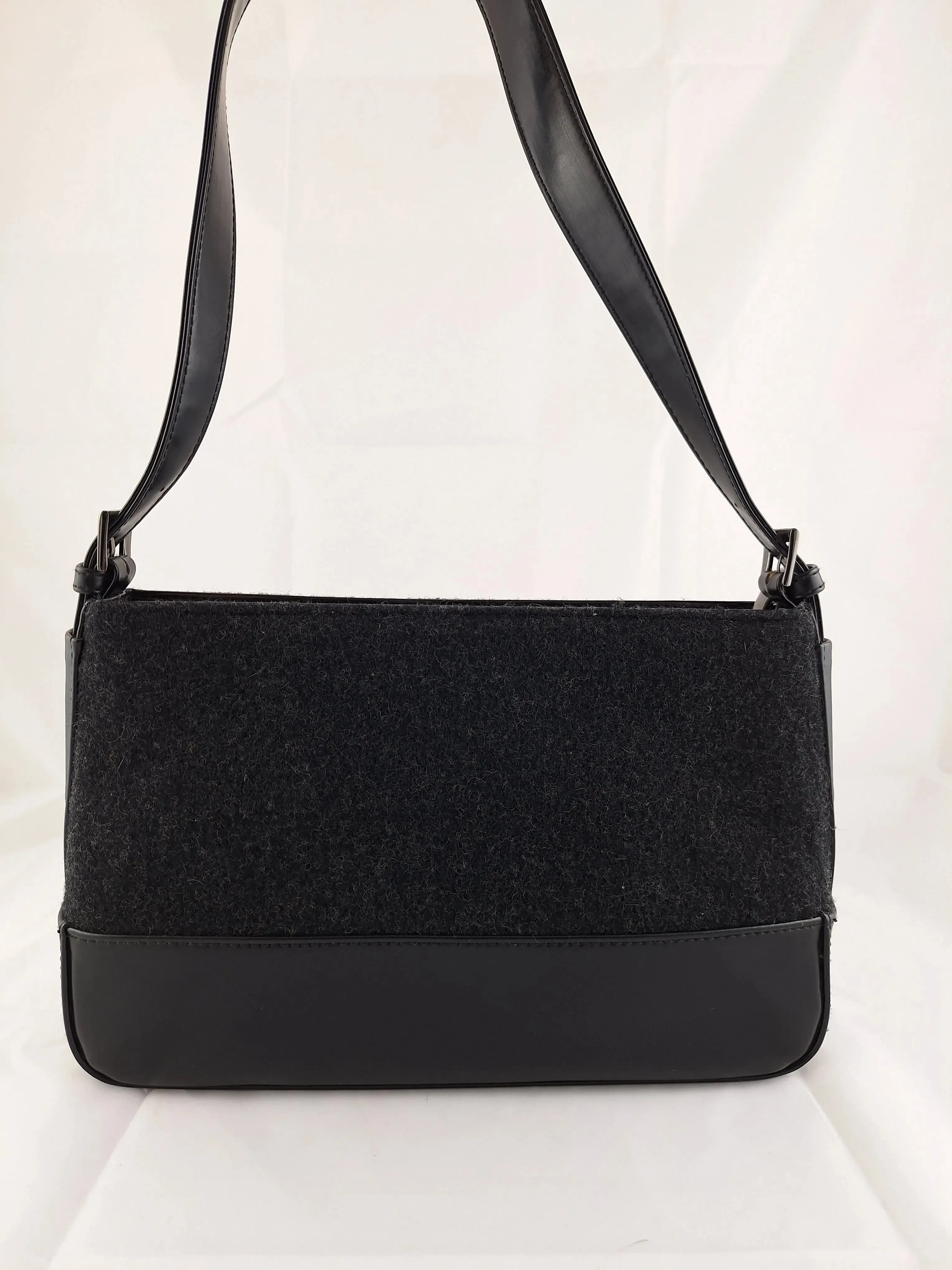 Cellini Small Textured Boxy Shoulder Bag