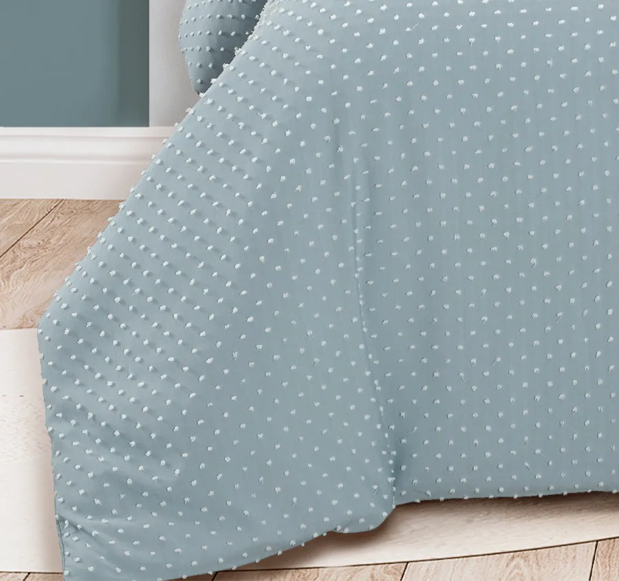 Cloud Puff Quilt Cover Set Range Blue