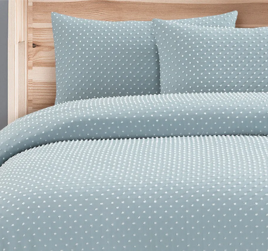 Cloud Puff Quilt Cover Set Range Blue