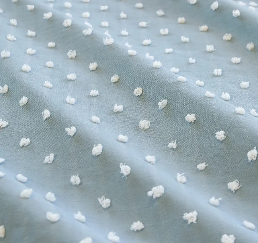 Cloud Puff Quilt Cover Set Range Blue