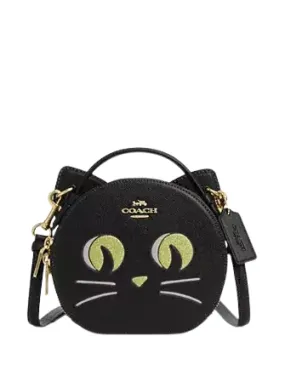 Coach Canteen Crossbody Bag With Halloween Cat