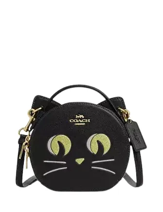 Coach Canteen Crossbody Bag With Halloween Cat