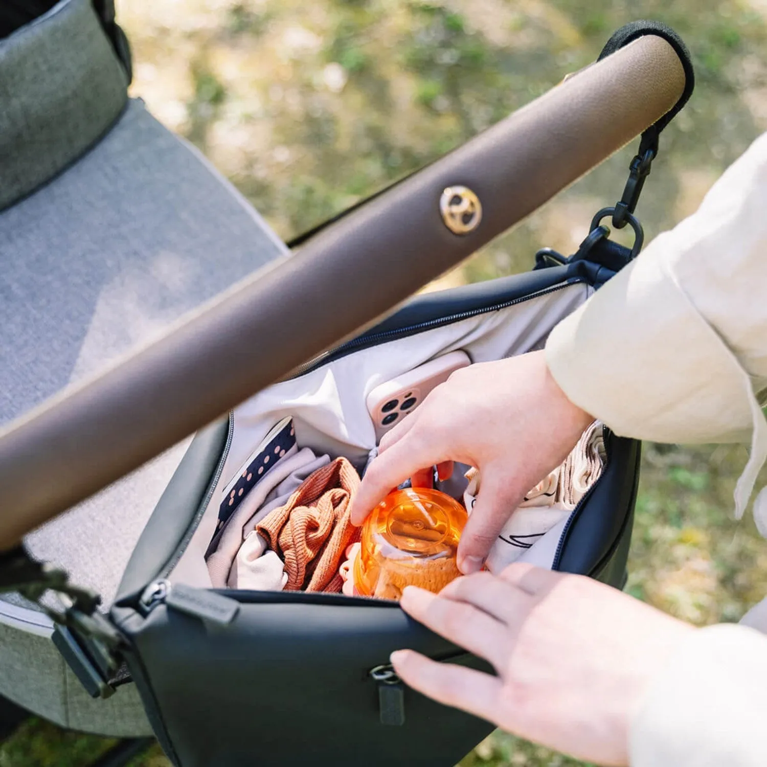 DonebyDeer Black Stroller Bag